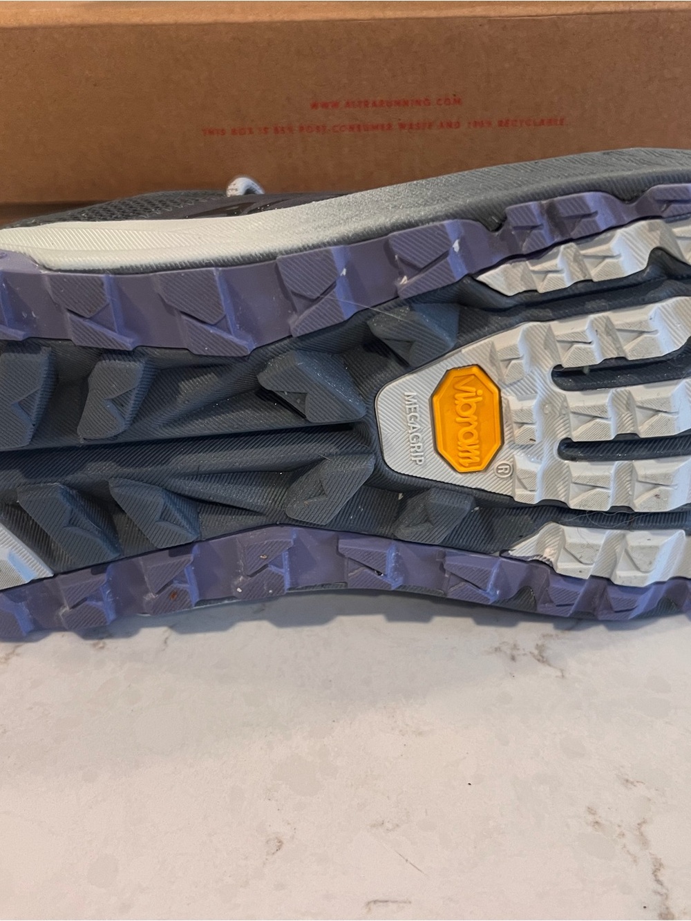 Altra Women's Gray and Light Blue Trail Sneakers - Picture 5 of 5